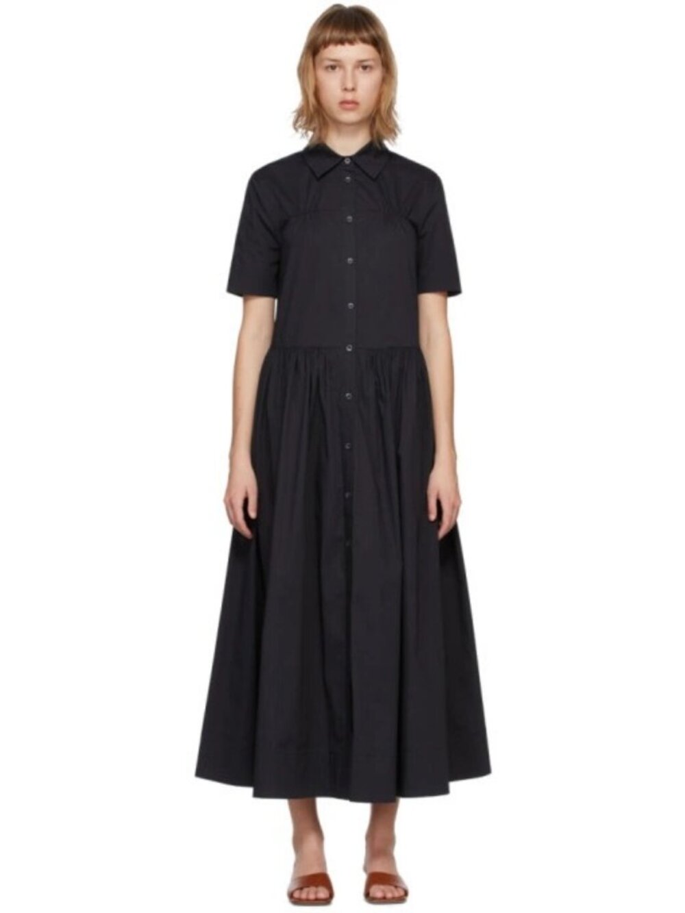 Staud Black Guilia Dress